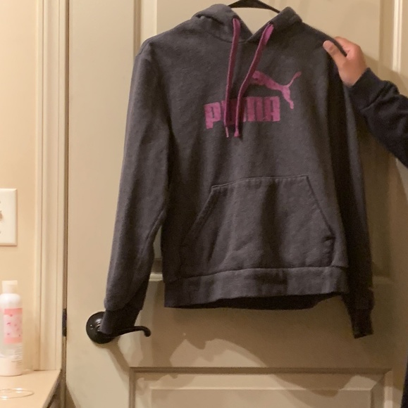 Puma Jackets & Blazers - gray hoodie